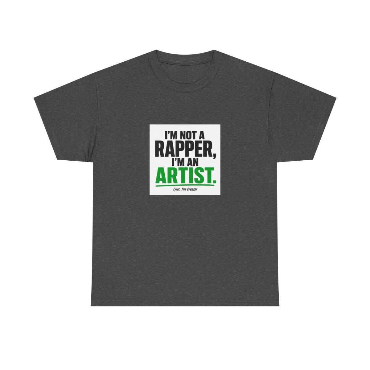 Tyler, The Creator "m not a rapper, I" Unisex Tee - alternate angle 4, merchandise