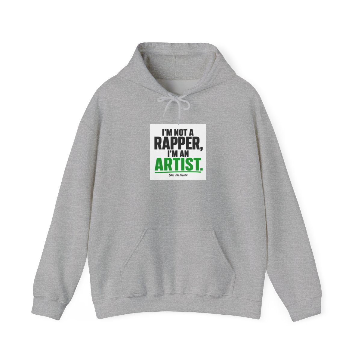 Tyler, The Creator "m not a rapper, I" Hoodie - alternate angle 3, merchandise