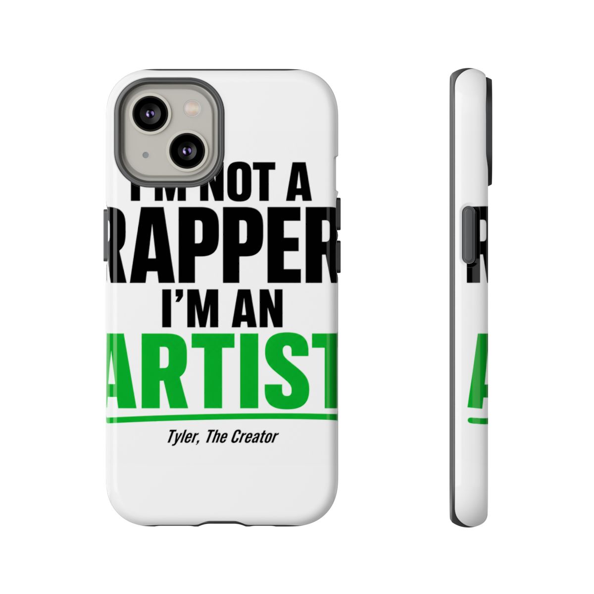 Tyler, The Creator "m not a rapper, I" Phone Case - alternate angle 3, merchandise