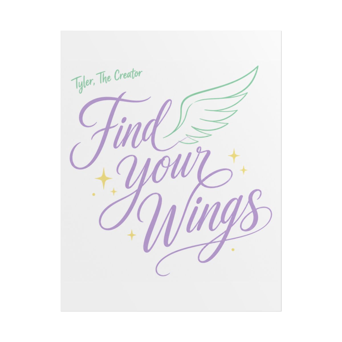 Tyler, The Creator "Find your Wings" Poster - alternate angle 1, merchandise