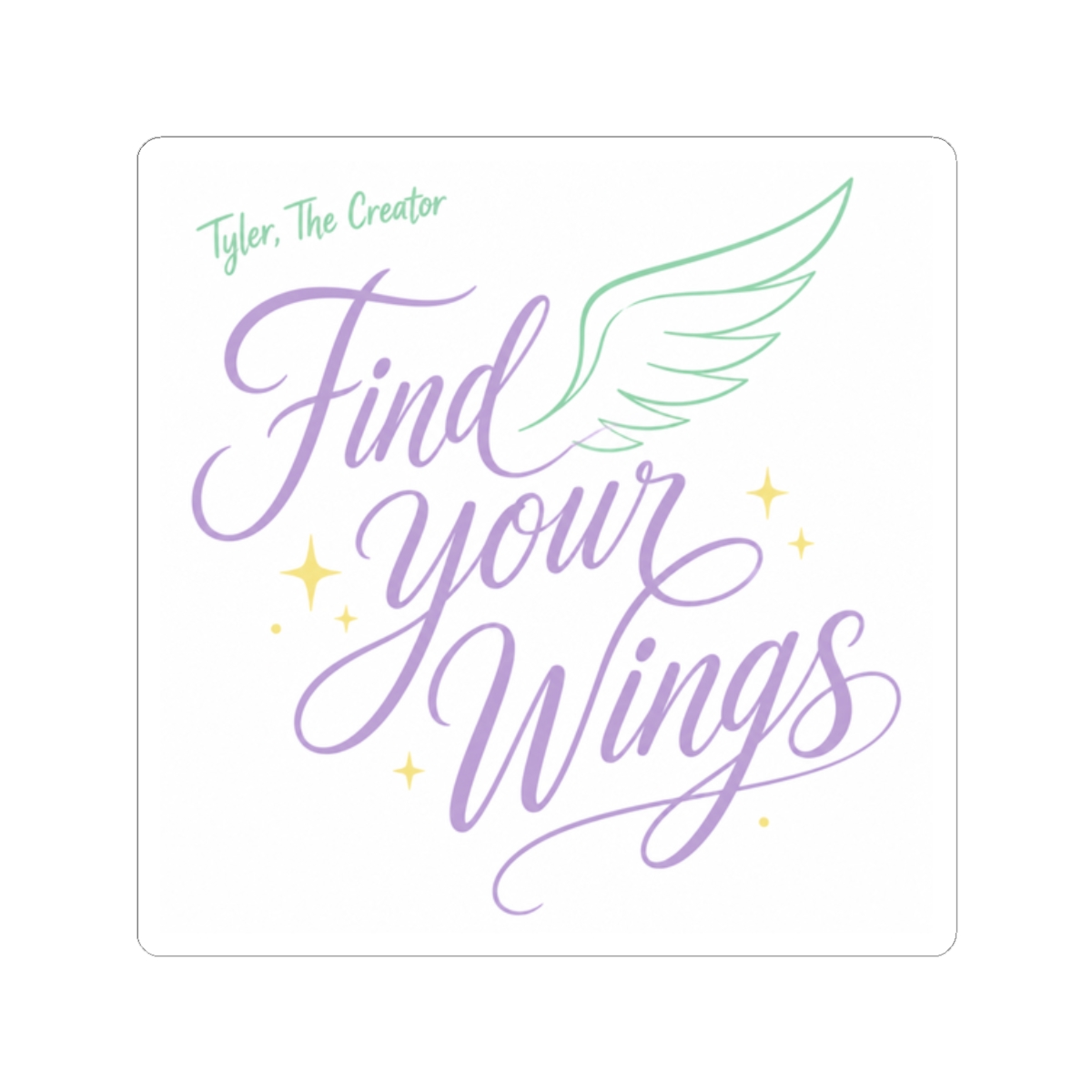 Tyler, The Creator "Find your Wings" Sticker - Official Stickers merchandise
