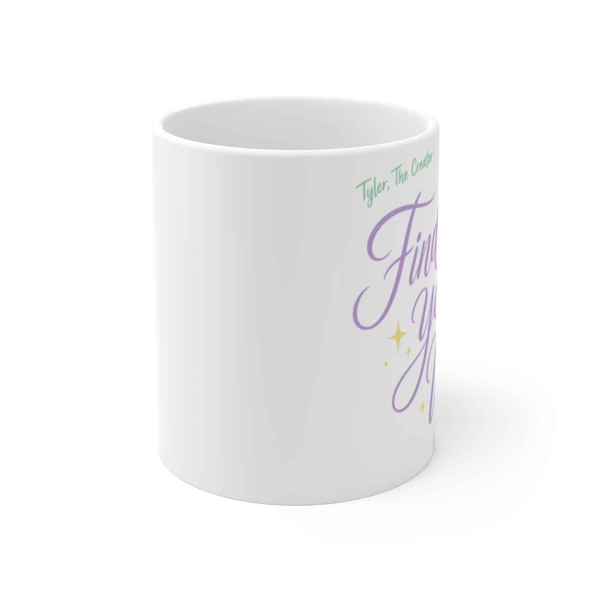 Tyler, The Creator "Find your Wings" White Mug - alternate angle 1, merchandise