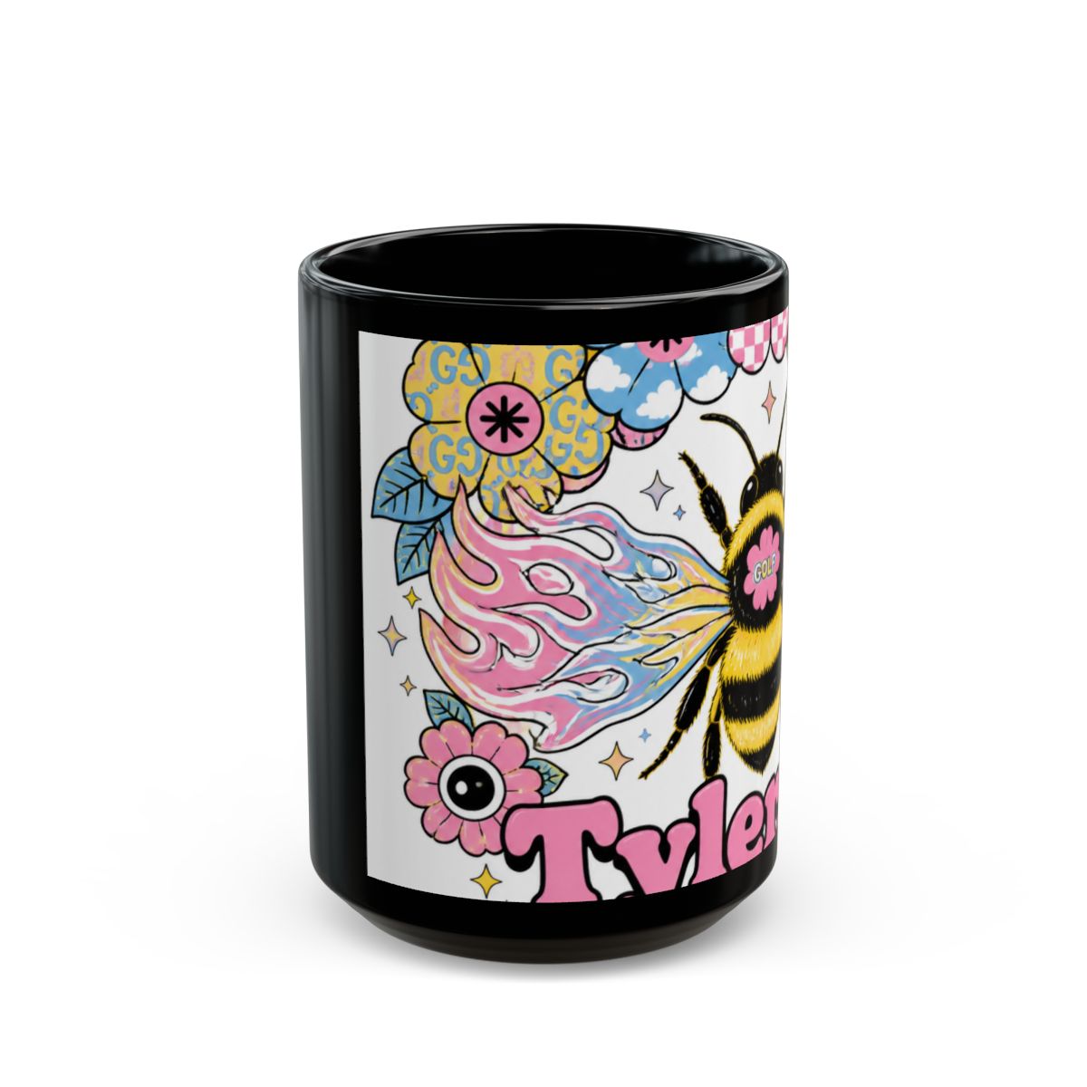 Tyler, The Creator "Flower Boy," Black Mug - alternate angle 2, merchandise