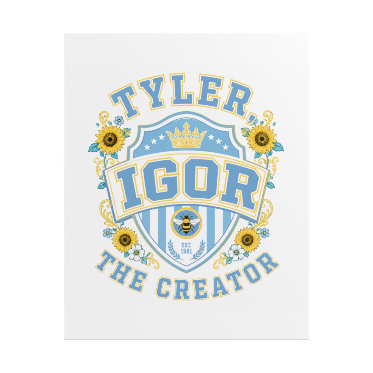 Tyler, The Creator "Flower Boy" Poster