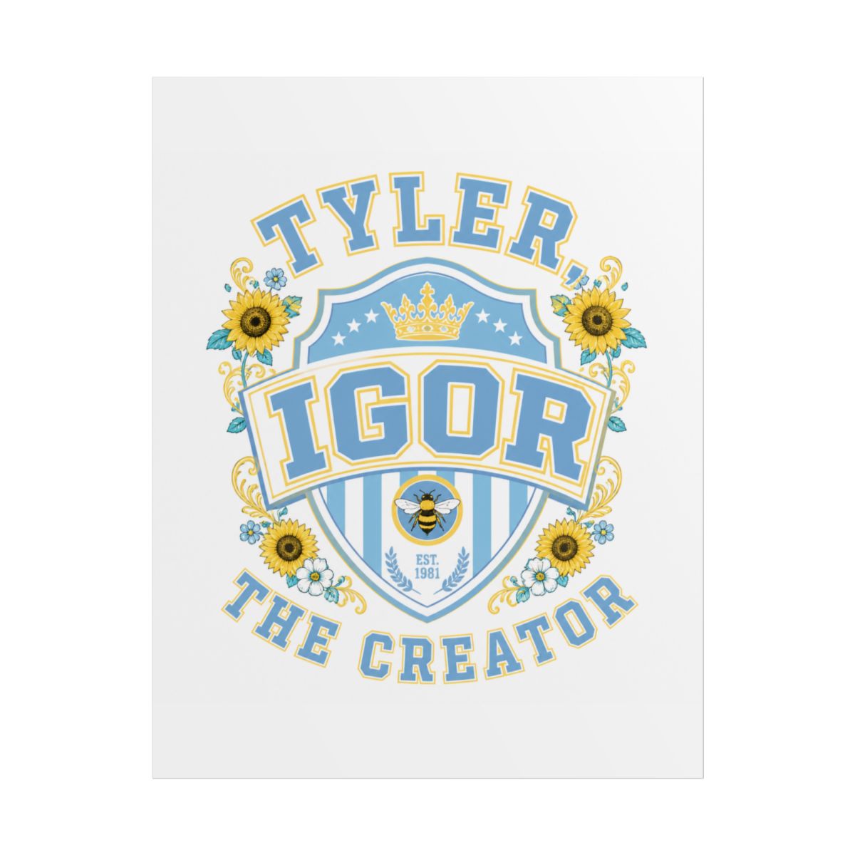 Tyler, The Creator "Flower Boy" Poster - alternate angle 1, merchandise