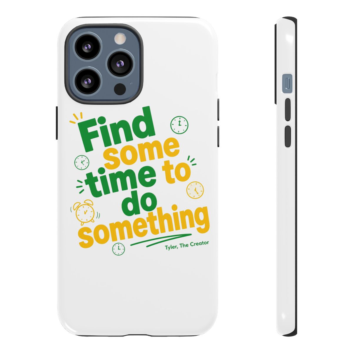 Tyler, The Creator "Find some time to do something" Phone Case - alternate angle 2, merchandise