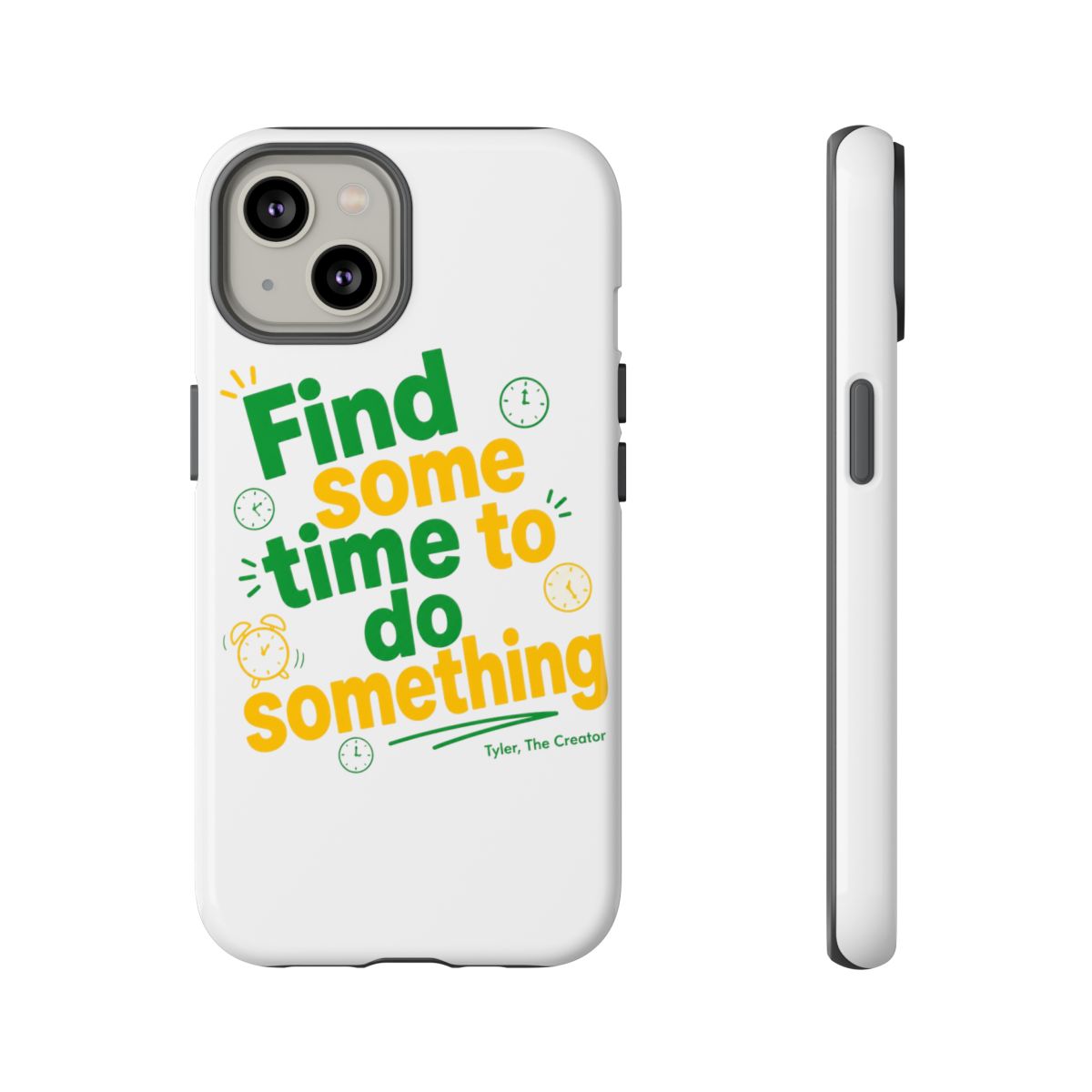 Tyler, The Creator "Find some time to do something" Phone Case - alternate angle 3, merchandise