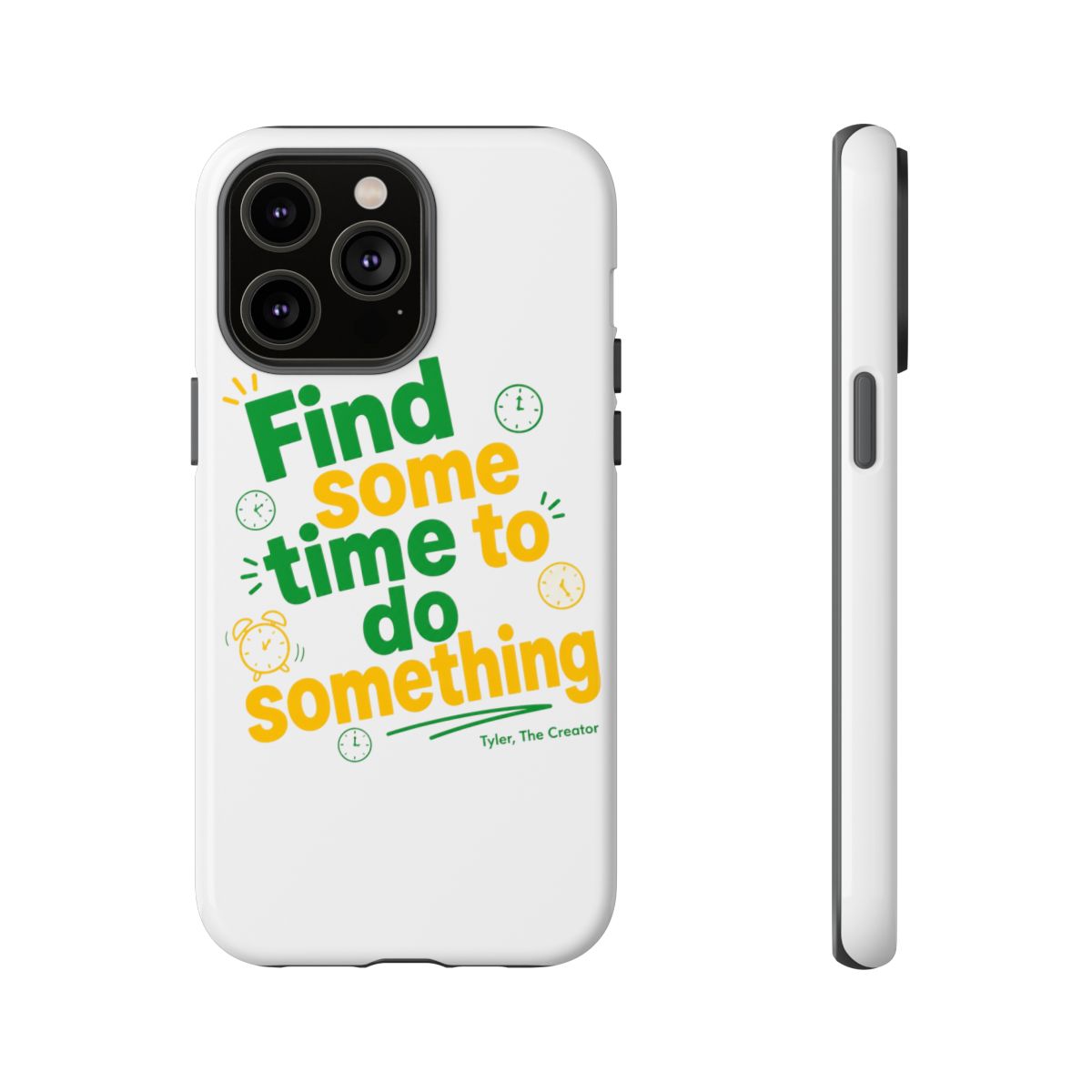 Tyler, The Creator "Find some time to do something" Phone Case - alternate angle 5, merchandise