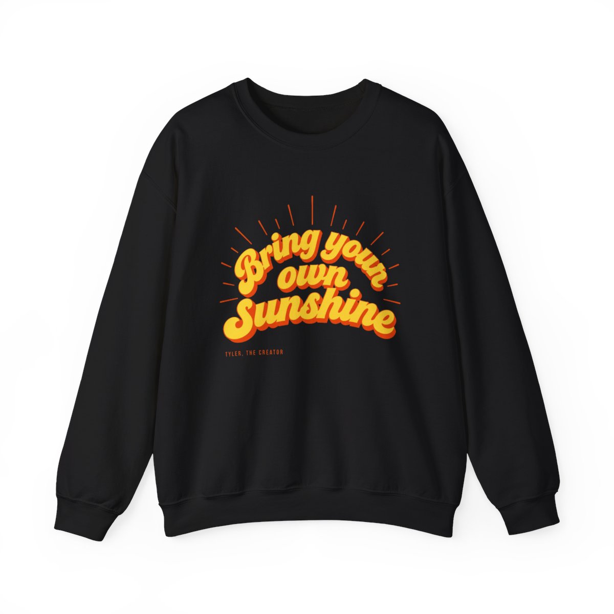 Tyler, The Creator "Bring your own sunshine" Crewneck - alternate angle 2, merchandise