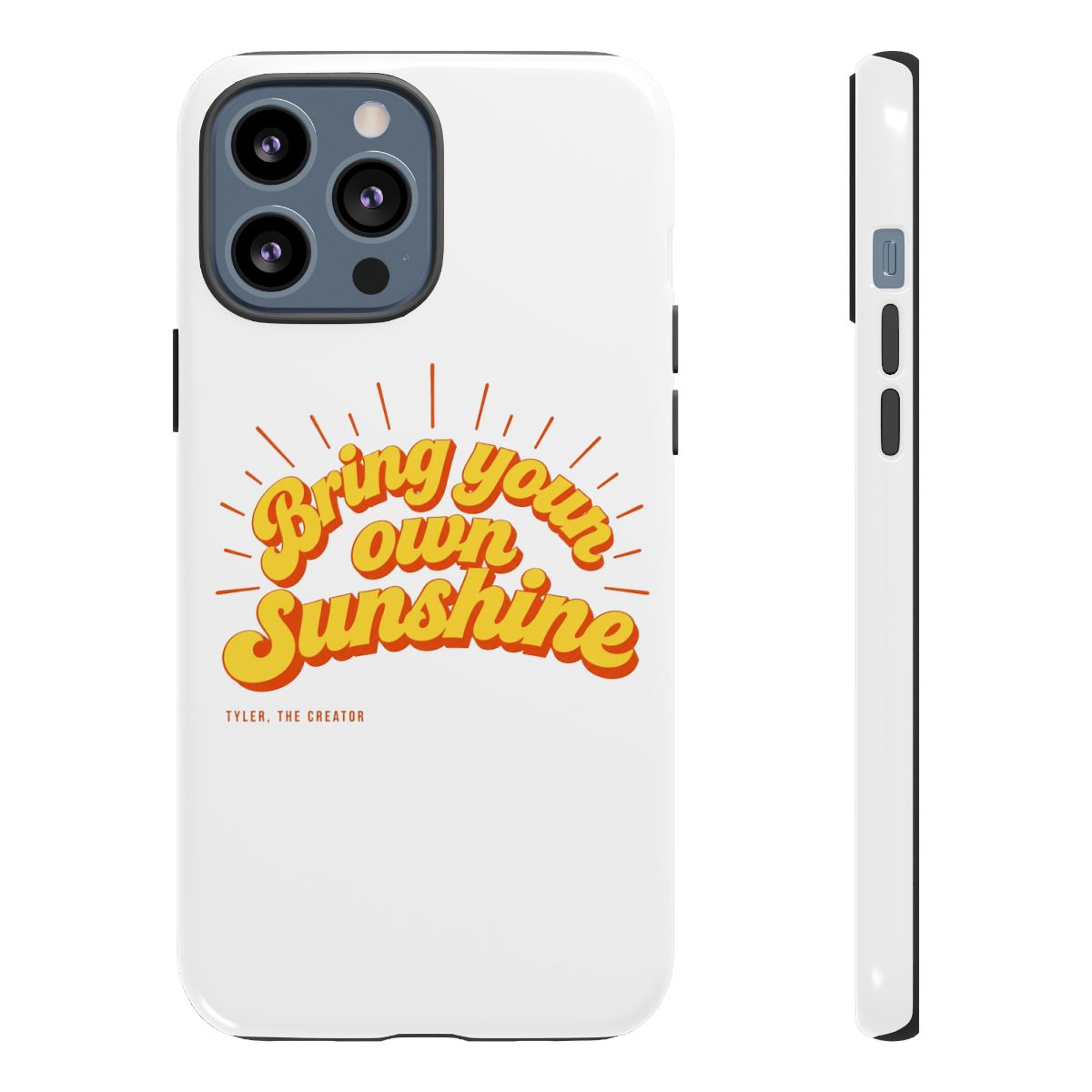 Tyler, The Creator "Bring your own sunshine" Phone Case - alternate angle 3, merchandise