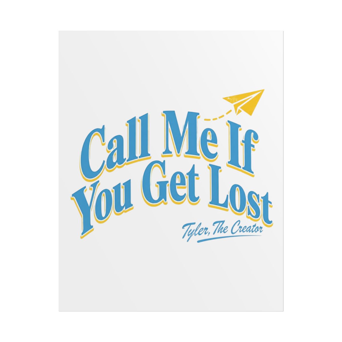 Tyler, The Creator "Call Me If You Get Lost" Poster - Official Posters & Wall Art merchandise