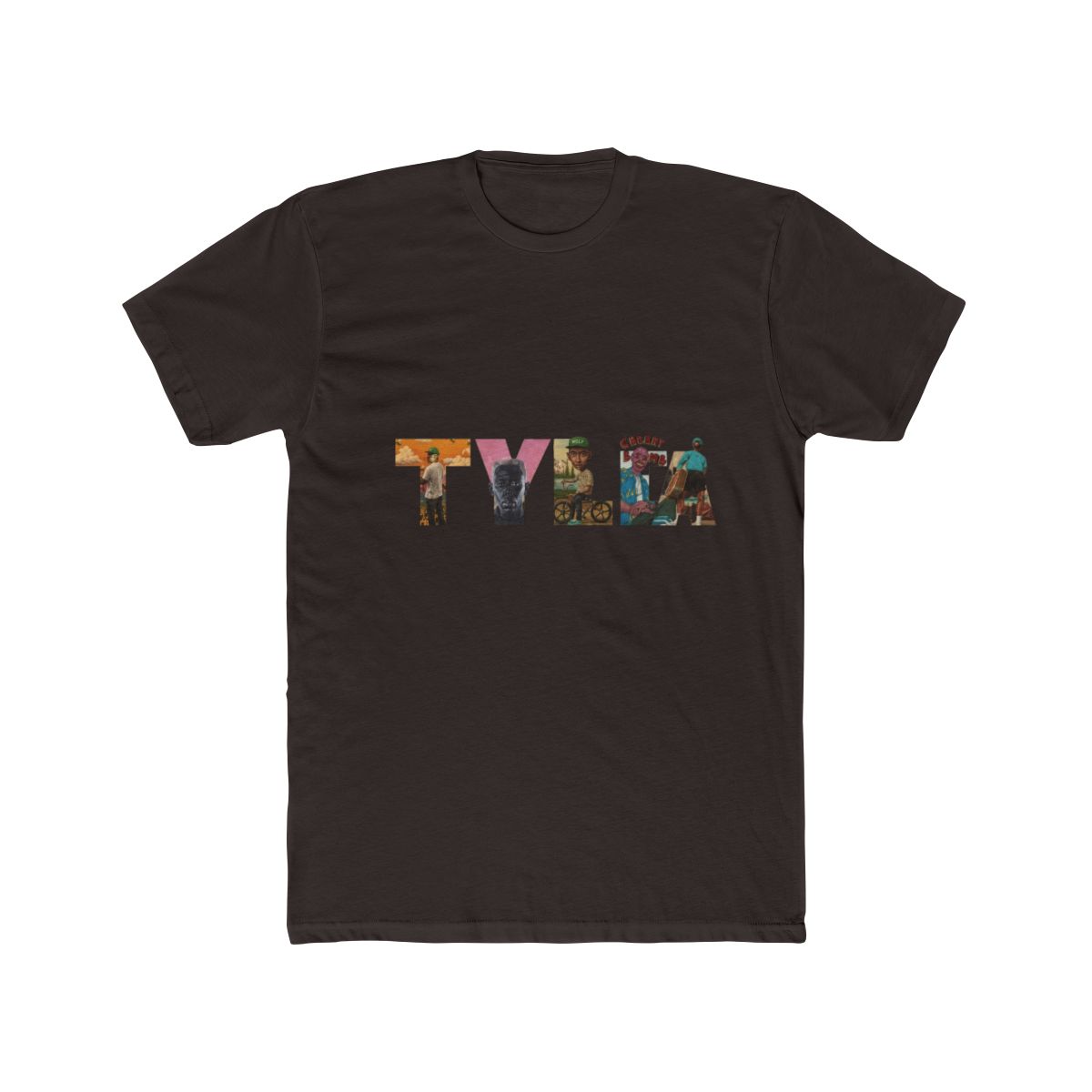 Tyler The Creator Album Eras Typography T Shirt | Tyler, The Creator - alternate angle 5, merchandise