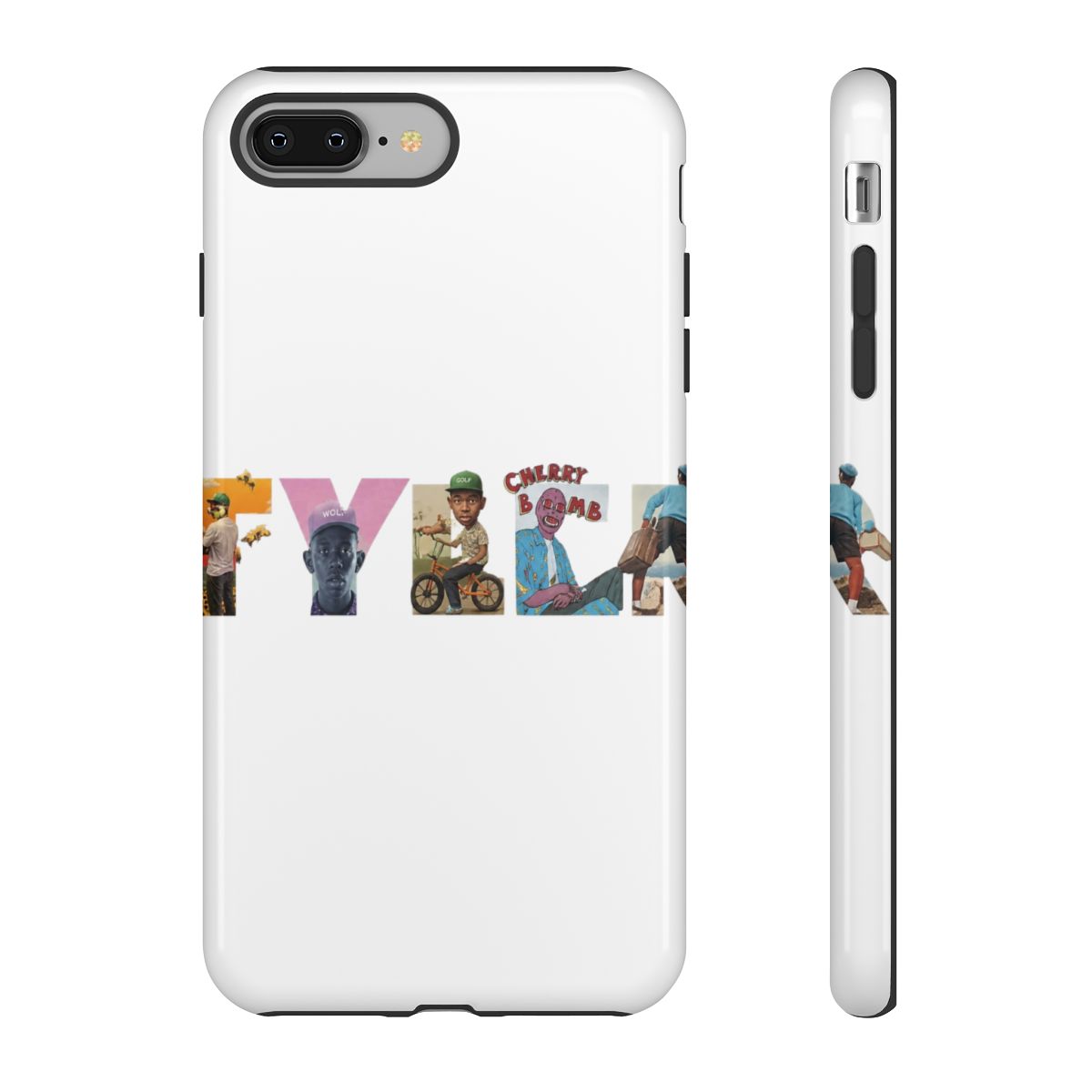 Tyler The Creator Album Eras Typography Phone Case | Tyler, The Creator - alternate angle 2, merchandise