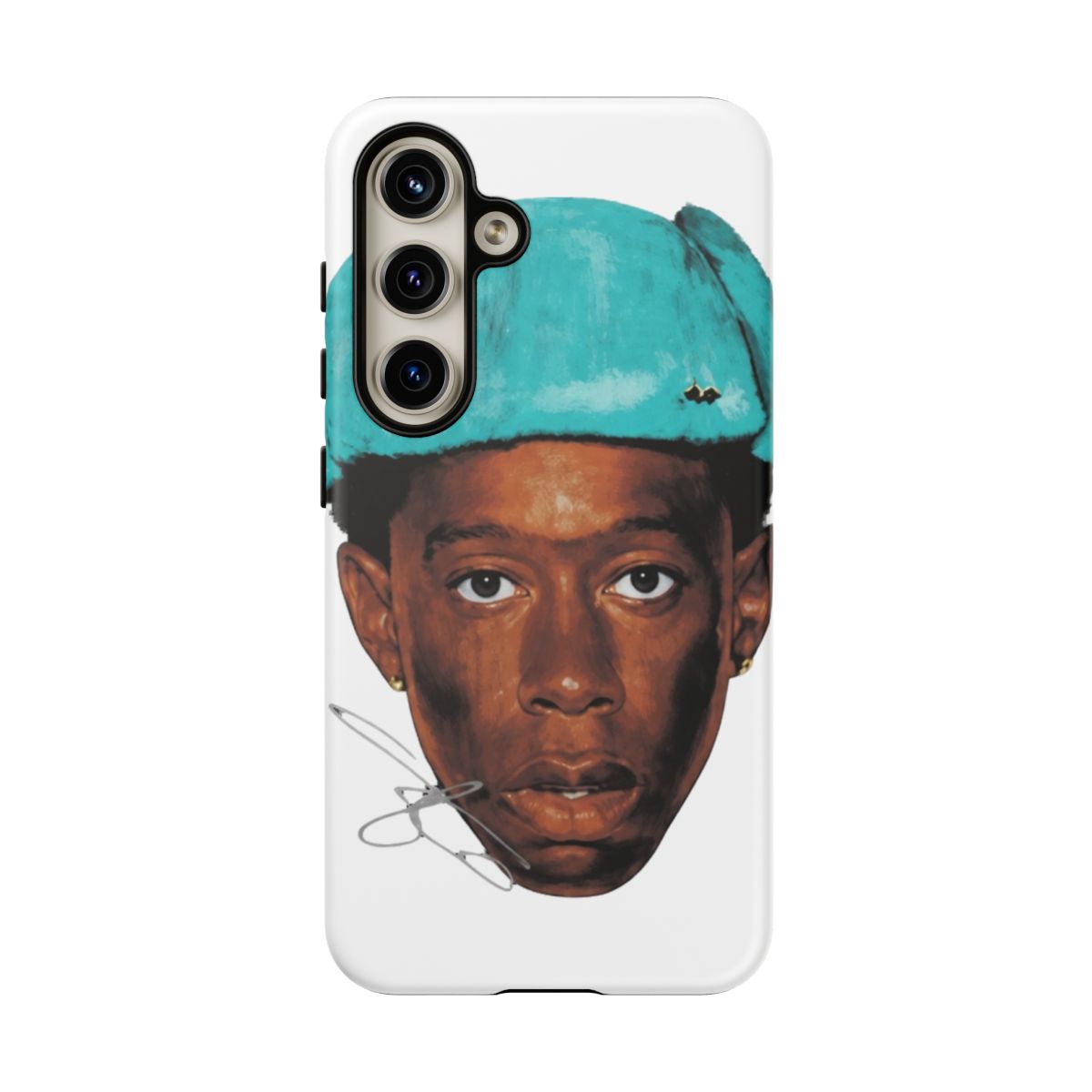 Tyler The Creator Big Face Grunge Phone Case | Tyler, The Creator - alternate angle 3, merchandise