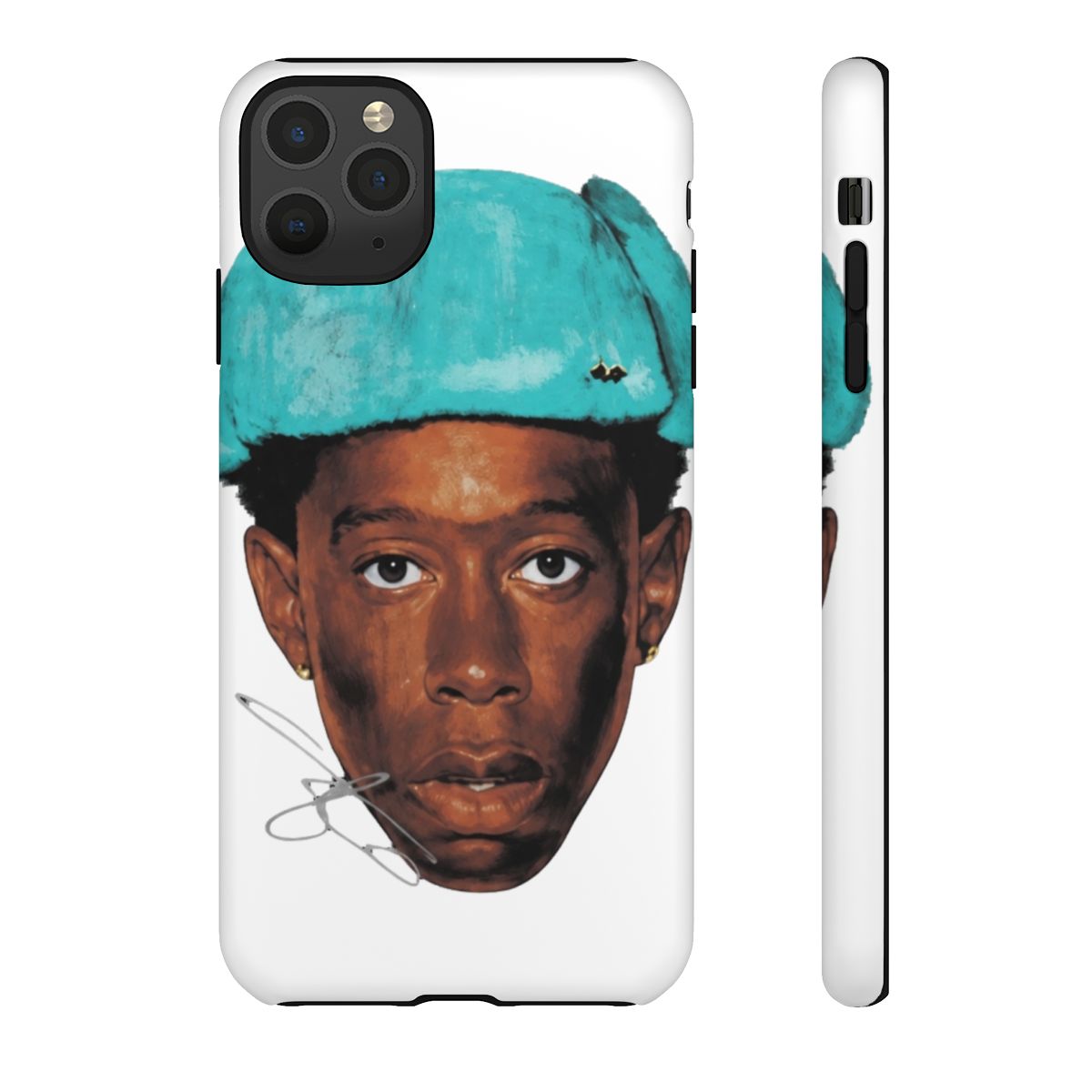 Tyler The Creator Big Face Grunge Phone Case | Tyler, The Creator - alternate angle 5, merchandise