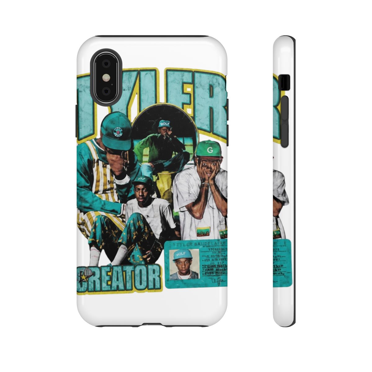 Tyler The Creator Vintage Grunge Phone Case | Tyler, The Creator - alternate angle 4, merchandise