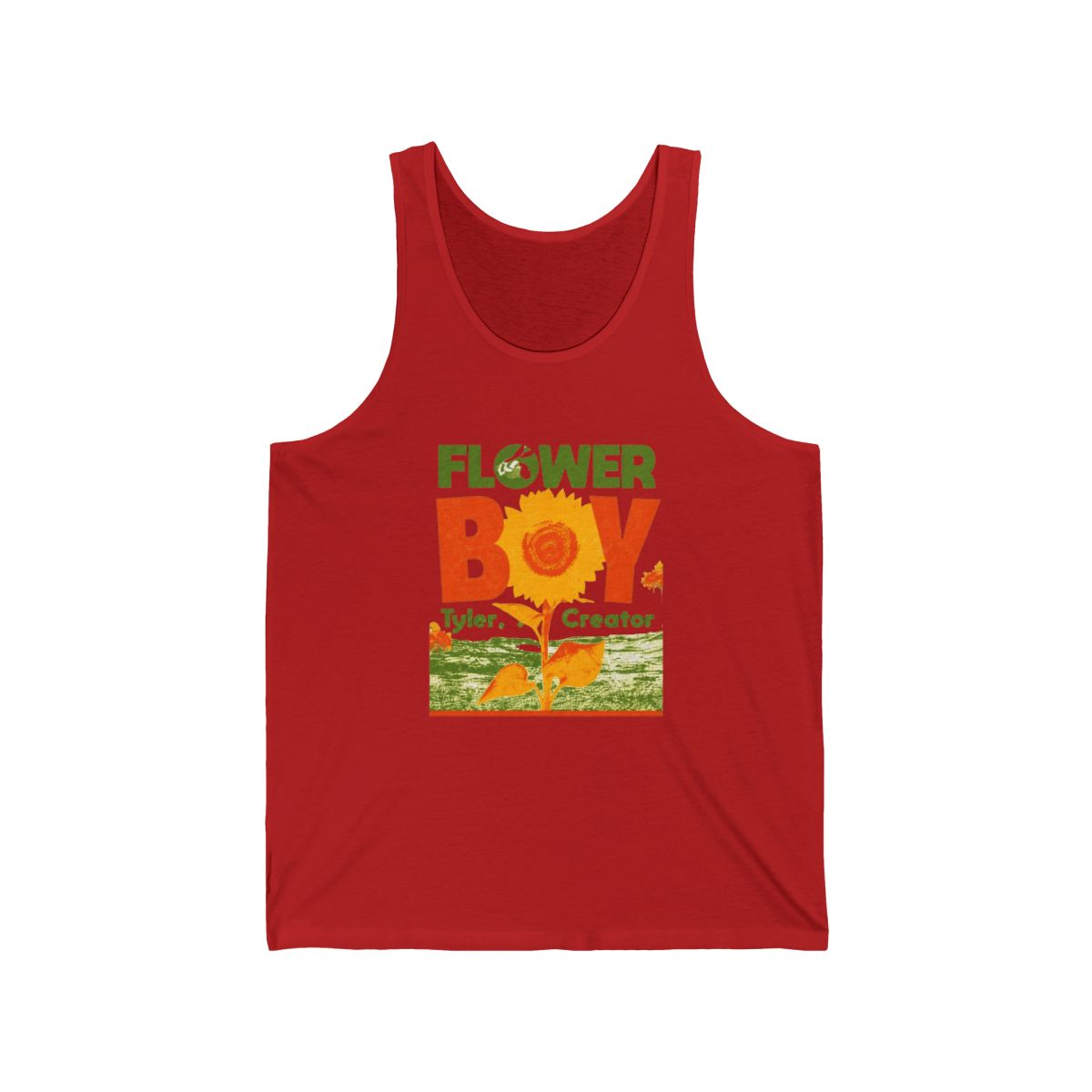 Tyler The Creator Vibrant Floral Art for Music Lovers Tank Top | Tyler, The Creator
