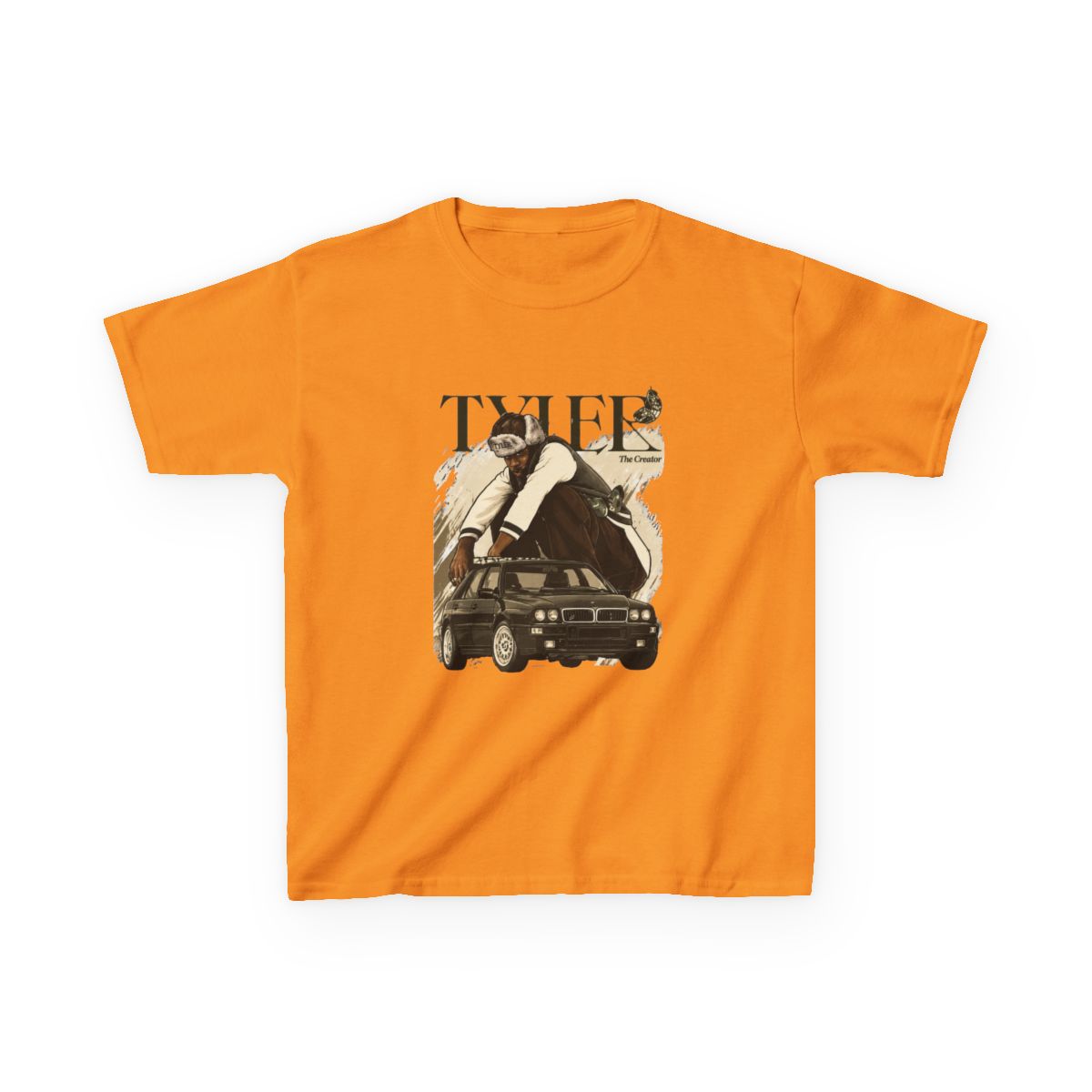 Tyler The Creator Creative Vibes with Tyler Style Kids T-Shirt | Tyler, The Creator - alternate angle 4, merchandise
