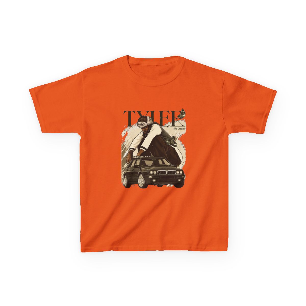 Tyler The Creator Creative Vibes with Tyler Style Kids T-Shirt | Tyler, The Creator - alternate angle 5, merchandise