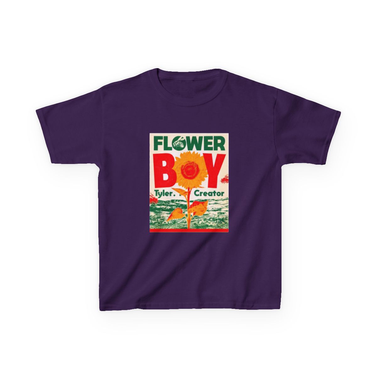 Tyler The Creator Vibrant Floral Art for Music Lovers Kids T-Shirt | Tyler, The Creator