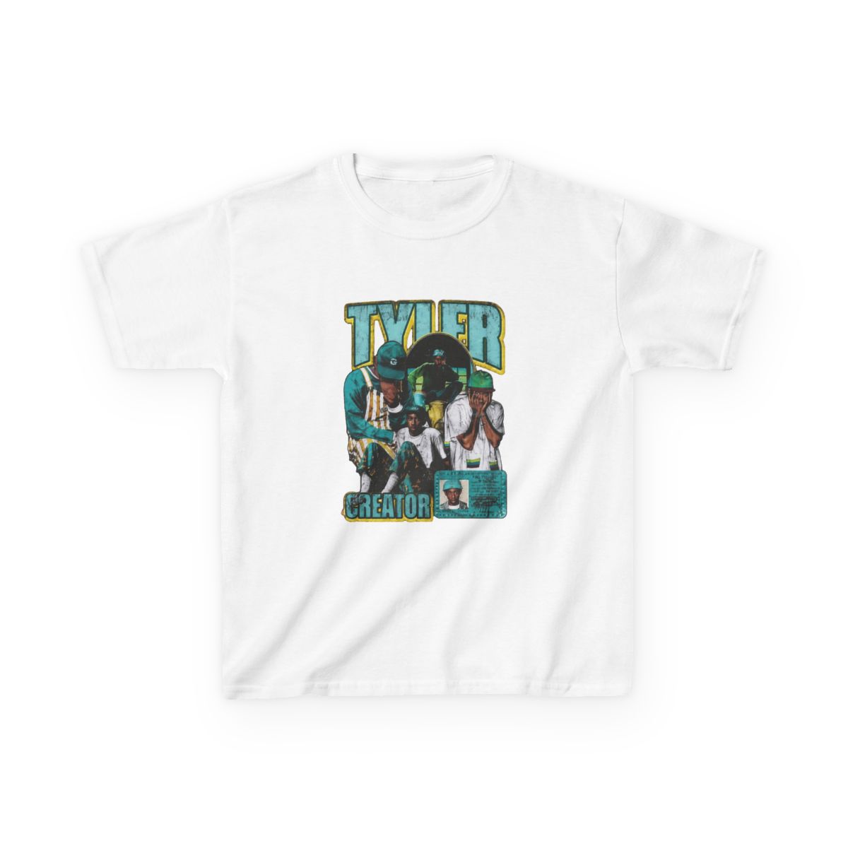 Tyler The Creator Vintage Grunge Kids T-Shirt | Tyler, The Creator - alternate angle 5, merchandise