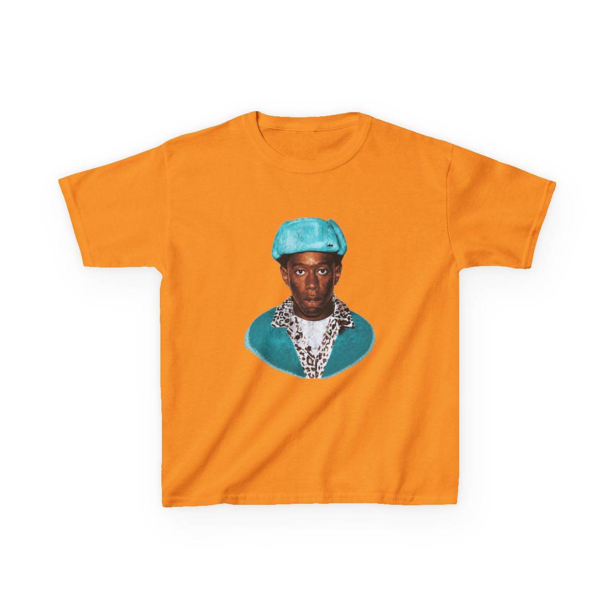 Tyler The Creator Portrait Kids T-Shirt | Tyler, The Creator - alternate angle 4, merchandise