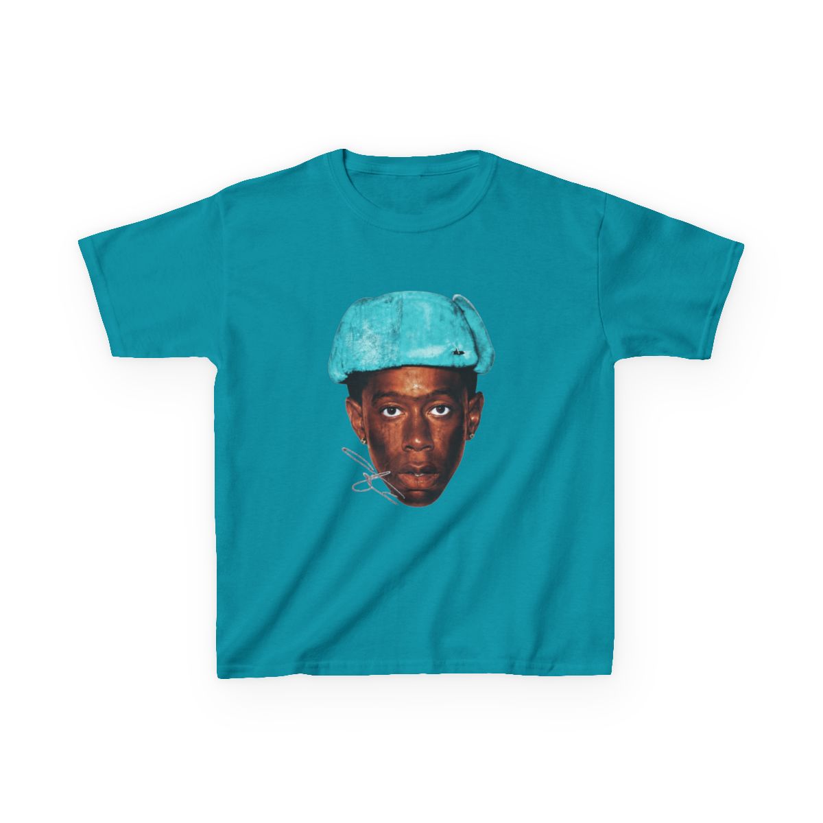 Tyler The Creator Big Face Grunge Kids T-Shirt | Tyler, The Creator