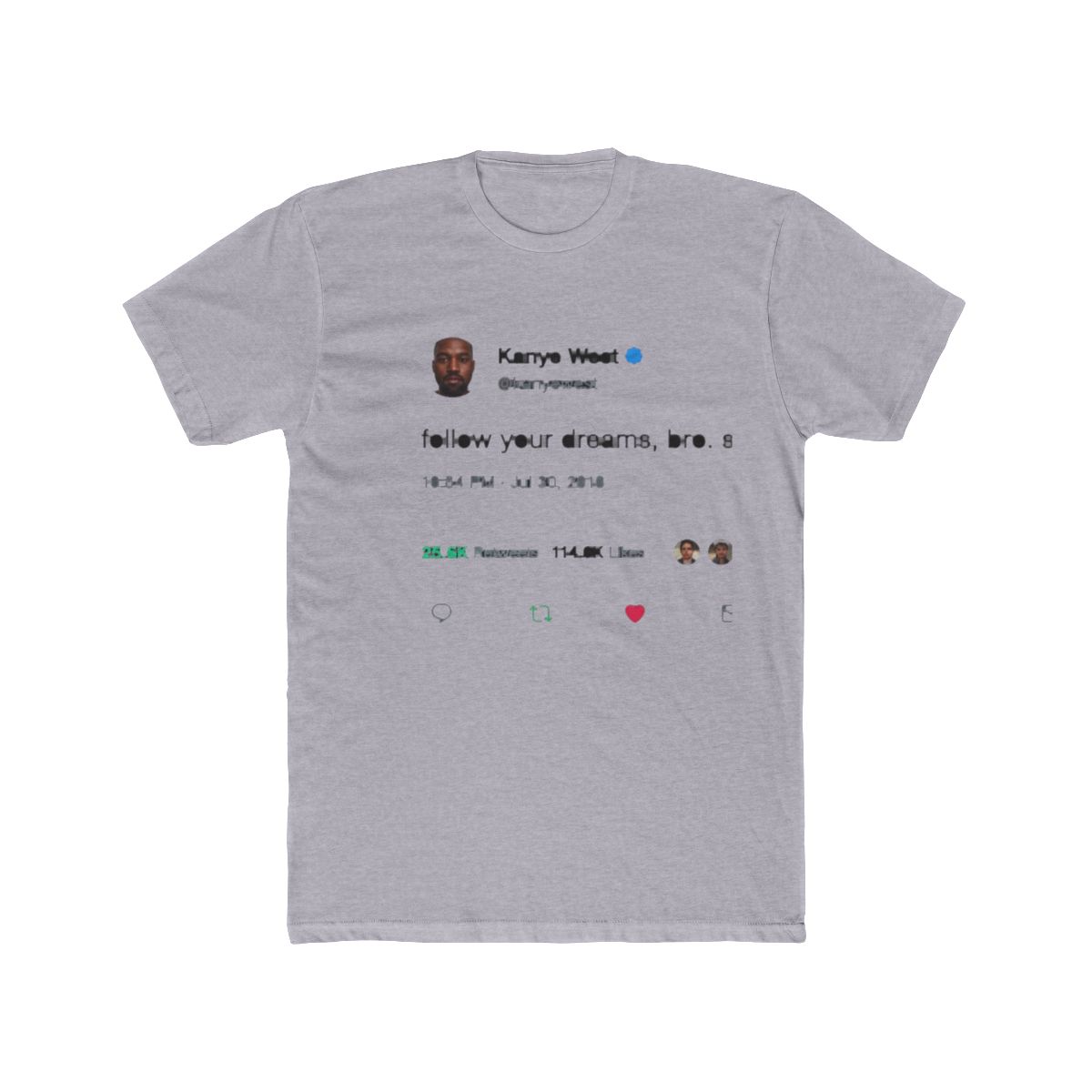 Tyler, the Creator Tweet #1 T Shirt - alternate angle 4, merchandise