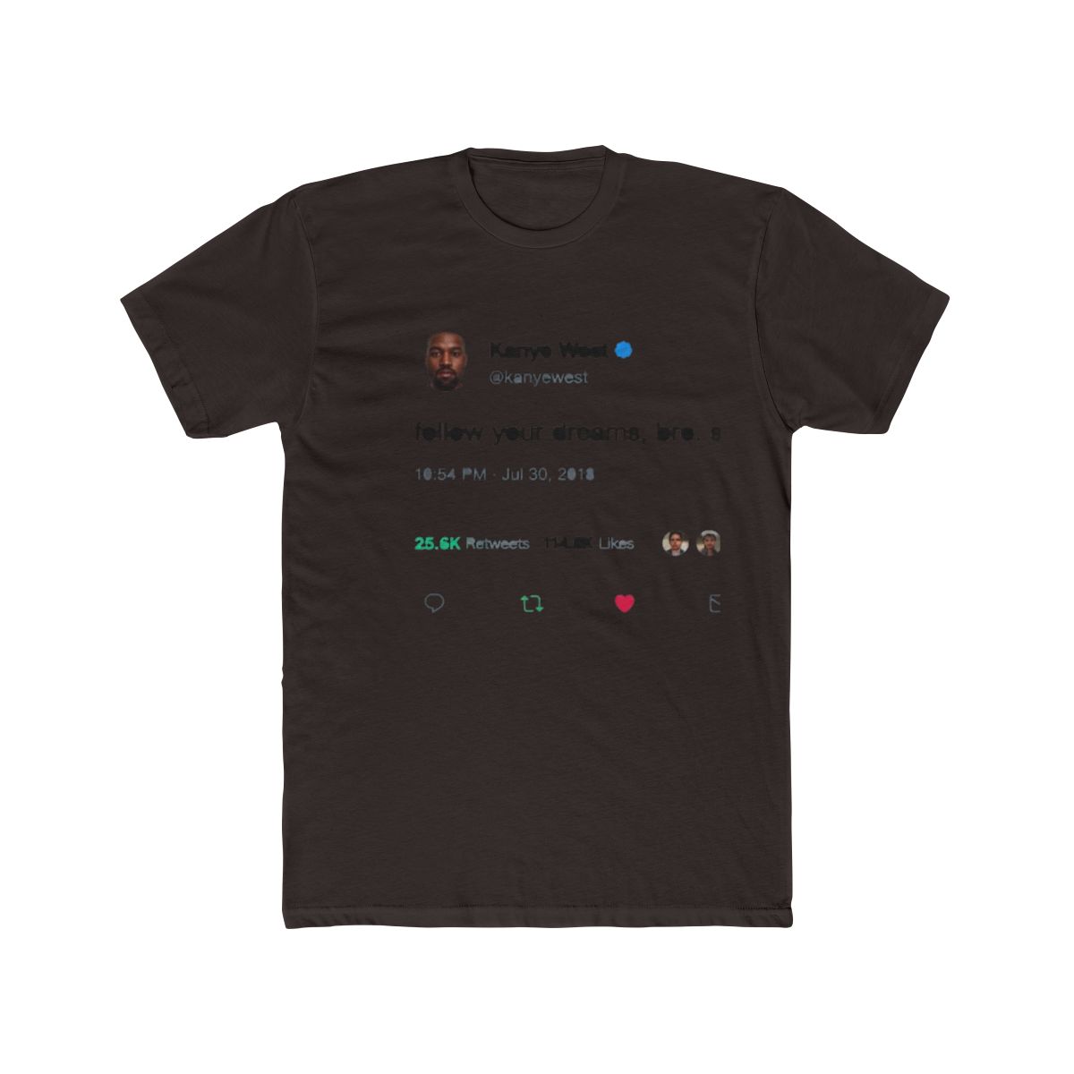 Tyler, the Creator Tweet #1 T Shirt - alternate angle 2, merchandise