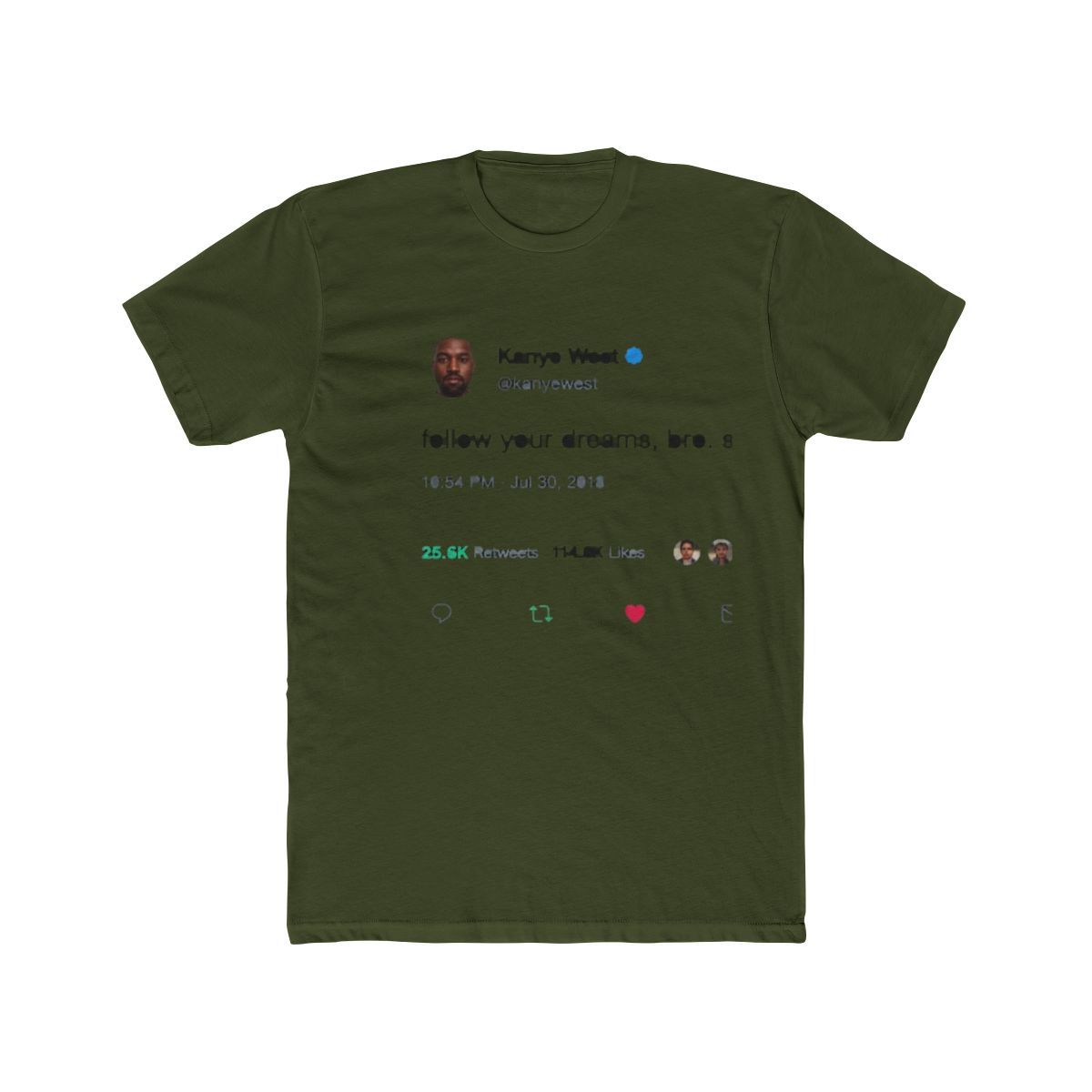 Tyler, the Creator Tweet #1 T Shirt - alternate angle 5, merchandise