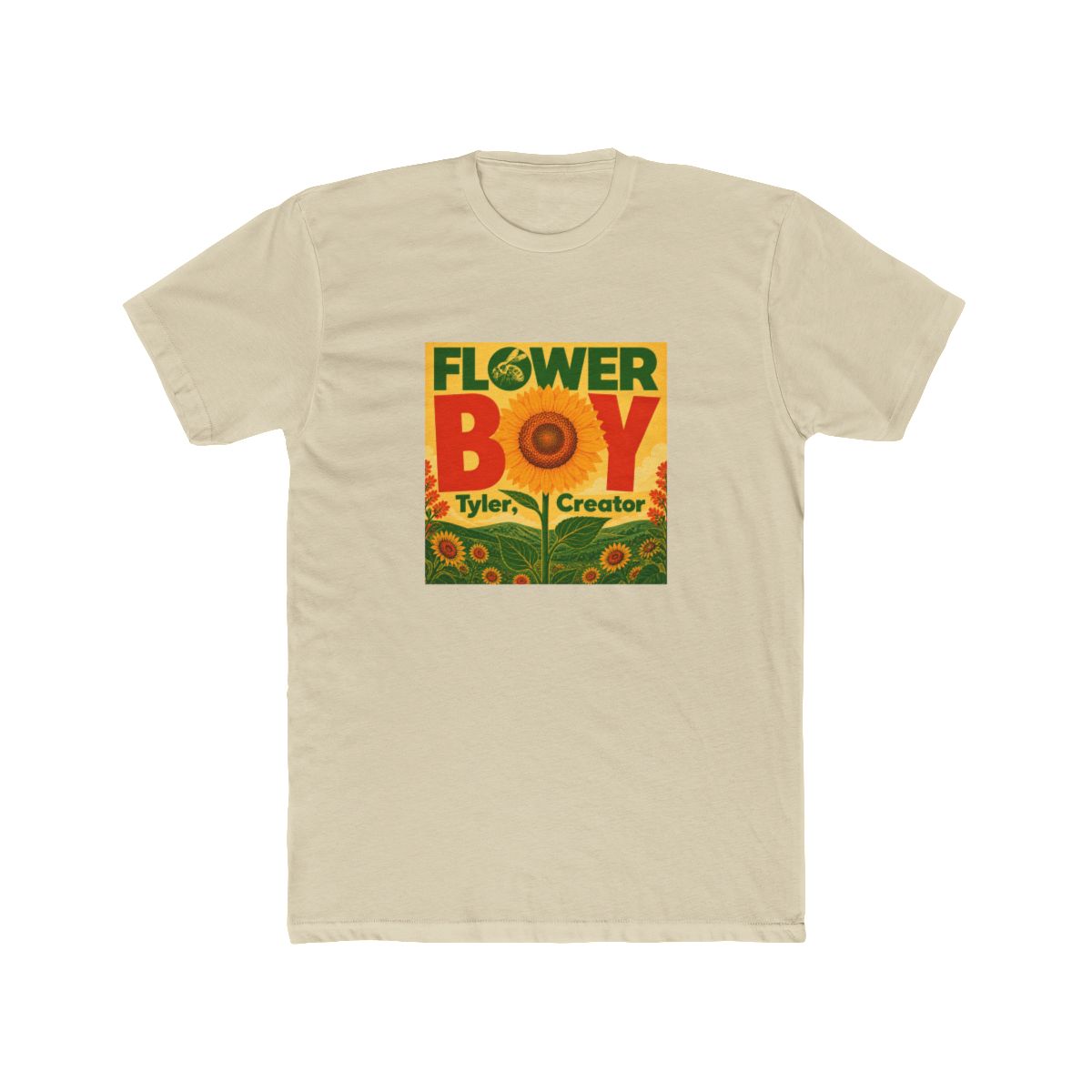 Tyler The Creator Vibrant Floral Art for Music Lovers T Shirt | Tyler, The Creator - alternate angle 5, merchandise