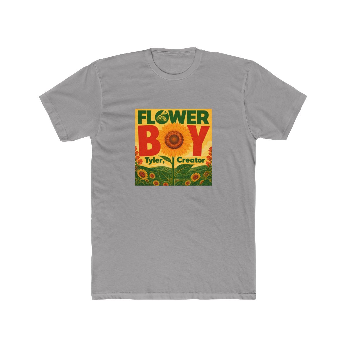 Tyler The Creator Vibrant Floral Art for Music Lovers T Shirt | Tyler, The Creator - alternate angle 2, merchandise