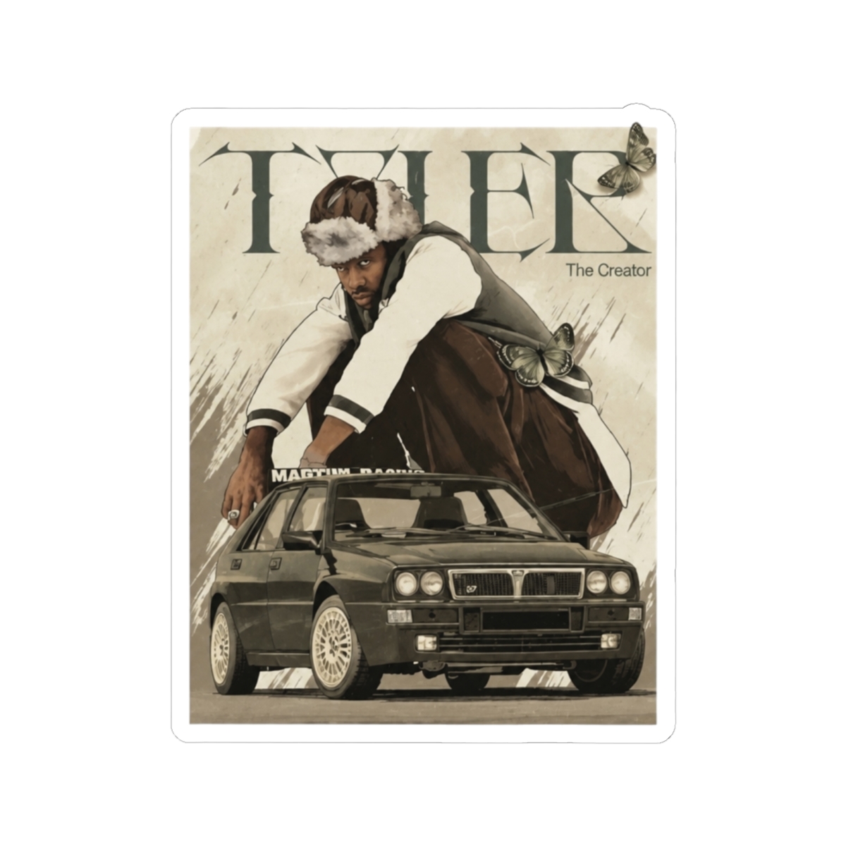 Tyler The Creator Creative Vibes with Tyler Style Sticker | Tyler, The Creator