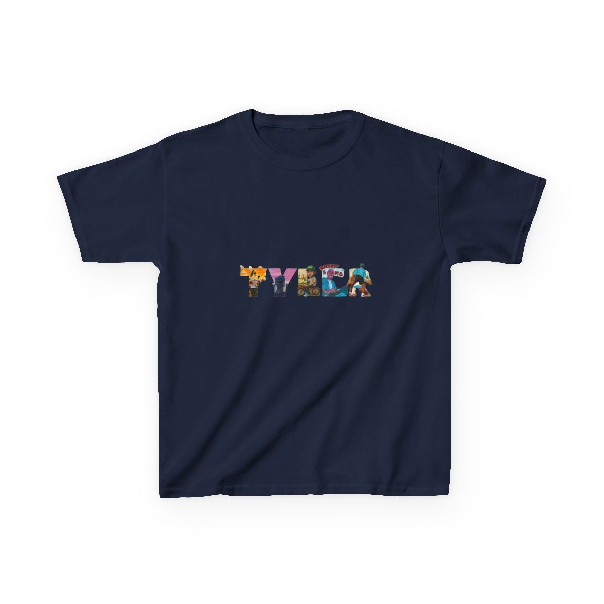 Tyler The Creator Album Eras Typography Kids T-Shirt | Tyler, The Creator