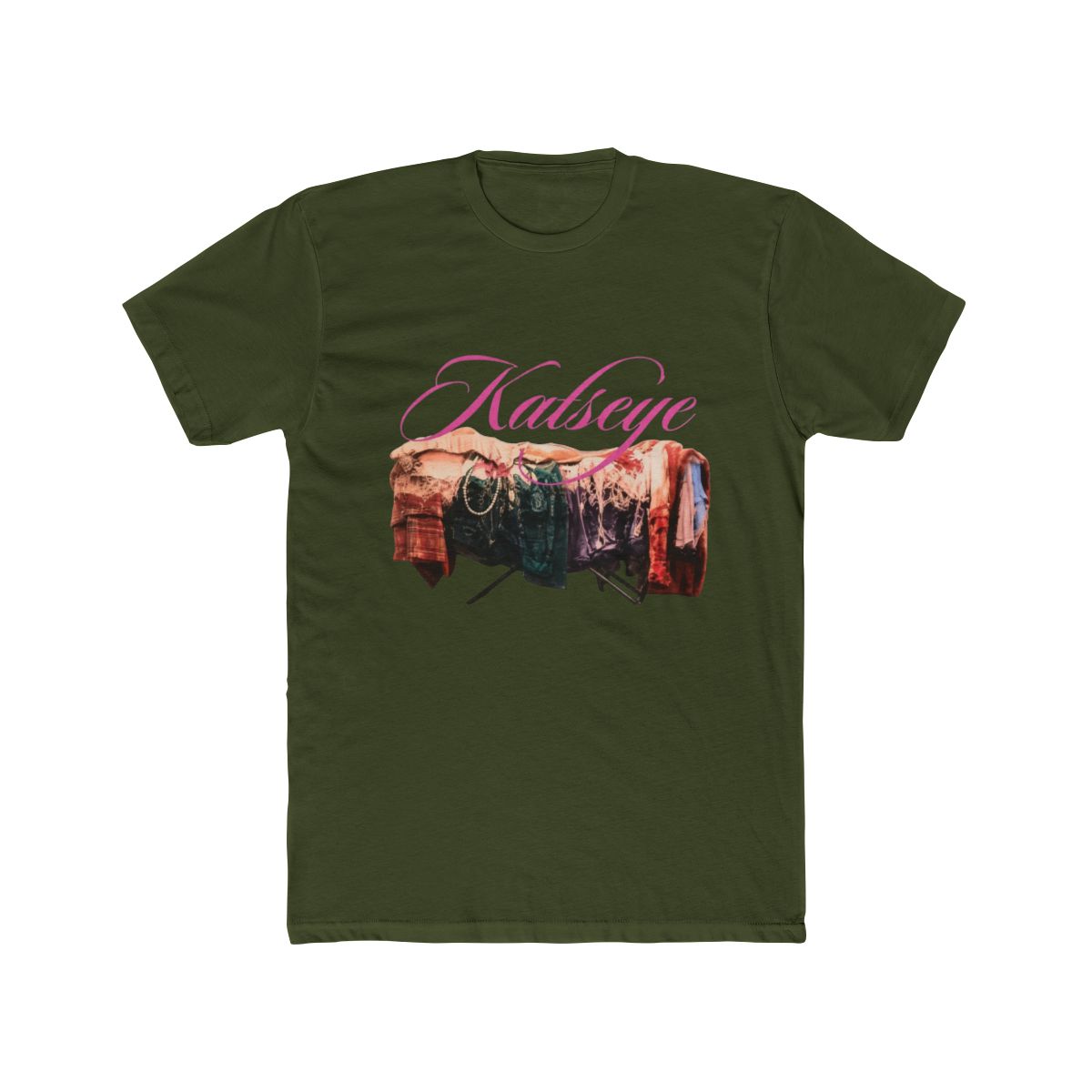 KATSEYE Pinky Up Clothes Pile T Shirt | Tyler, The Creator - alternate angle 5, merchandise